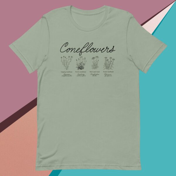"More Than Echinacea" Unisex Coneflower Enthusiast T-Shirt - Image 2