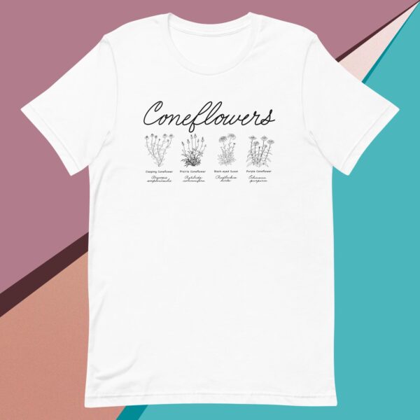 "More Than Echinacea" Unisex Coneflower Enthusiast T-Shirt - Image 9