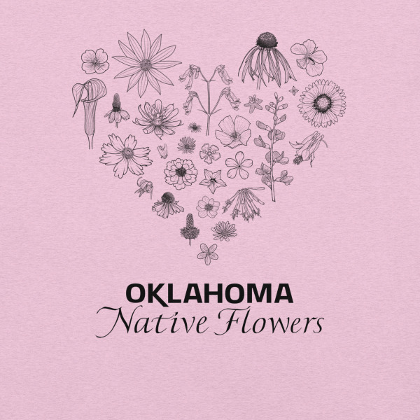 Heart of Oklahoma - Native Flowers (Bella+Canvas) - Image 4