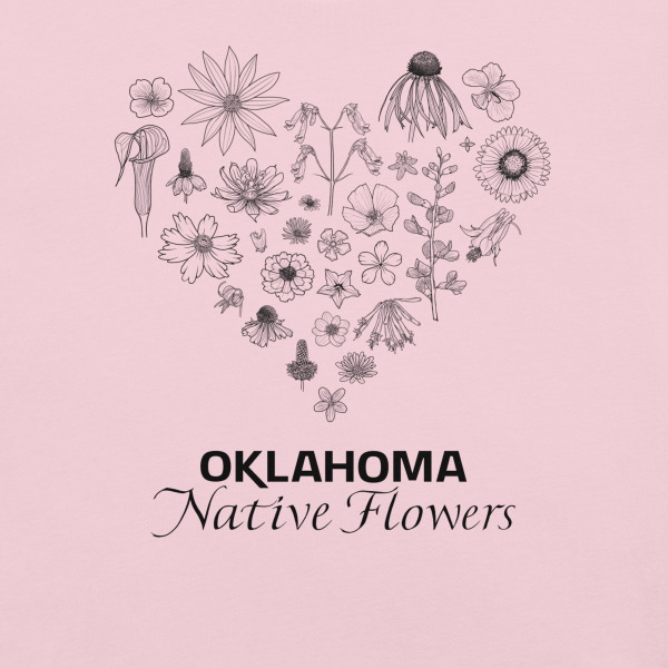 Heart of Oklahoma - Native Flowers (Bella+Canvas) - Image 7
