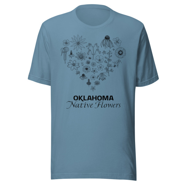 Heart of Oklahoma - Native Flowers (Bella+Canvas)